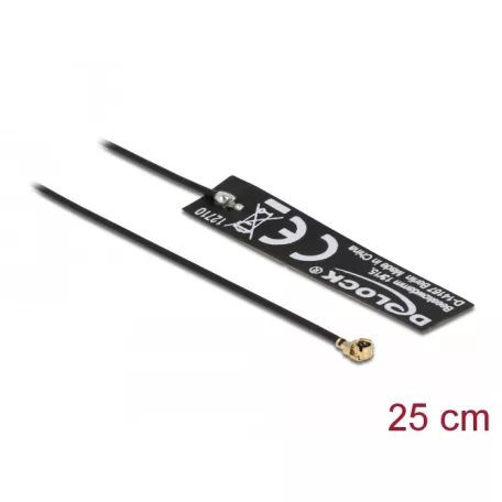 Delock GNSS BEIDOU GALILEO GLONASS GPS L1 L2 L5 antenna MHF® I kompatibilis csatlakozó felülettel 0
