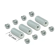   Delock Szerelőkészlet M2.5 távtartó hatszög belső/belső 10 mm-es Raspberry Pi-hez