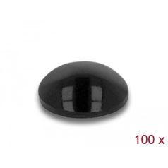 Delock Gumi alátét öntapadós 5 x 2 mm 100 db. fekete