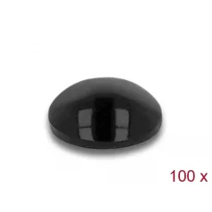 Delock Gumi alátét öntapadós 5 x 2 mm 100 db. fekete