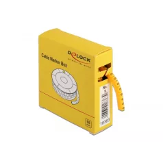 Delock 500 db. sárga kábeljelző doboz No. 9