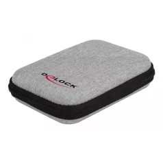   Delock 2.5” SSD-k, akár 12 x 8 x 2 cm méretű külső házak vagy merev lemezekhez védő táska