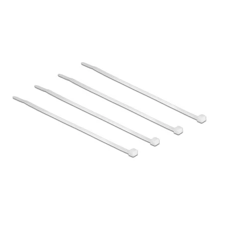 Delock áttetsző kábelkötözők L 200 x W 3.6 mm 100 db