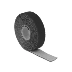   Delock Hurkolható rögzítok, 3 m x 20 mm (H x Sz) tekercs, fekete