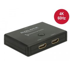 Delock HDMI 2 - 1 kapcsoló kétirányú 4K 60 Hz