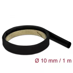Delock Fekete zsugorcső 1 m x 10 mm
