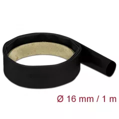 Delock Fekete zsugorcső 1 m x 16 mm
