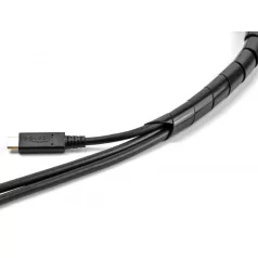 Delock Spirál flexibilis tömlő 2 m x 12 mm fekete