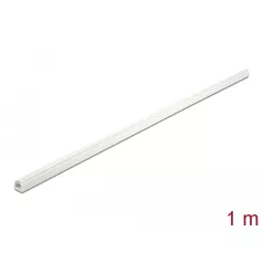   Delock Mini kábelcsatorna önzáró 10 x 10 mm - hossza 1 m fehér