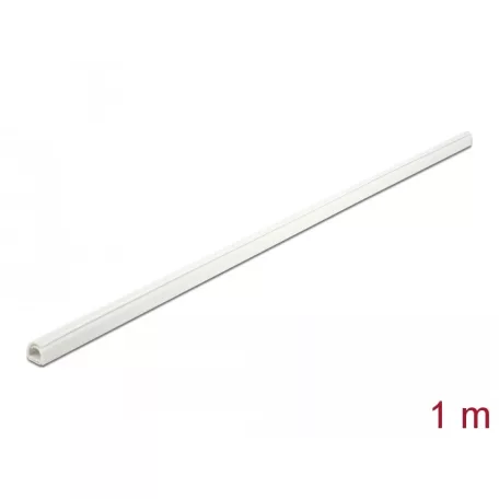 Delock Mini kábelcsatorna önzáró 10 x 10 mm - hossza 1 m fehér