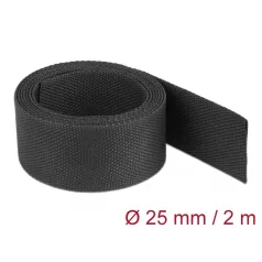   Delock Anyag hőre zsugorodó cső 2 m x 25 mm szugorodási arány 2:1 fekete