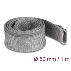   Delock Befont karmantyú zipzáras szorítóval hőállóság egészen 1 m x 50 mm-es szürke