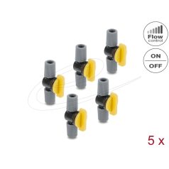   Delock Áramlásszabályozó szelep csepegtető öntözéshez – Precíz vízáramlás-szabályozás, 5 db