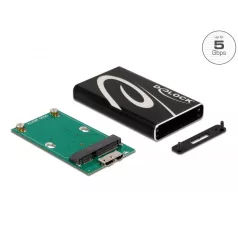 Delock Külső váz SuperSpeed USB mSATA SSD-hez