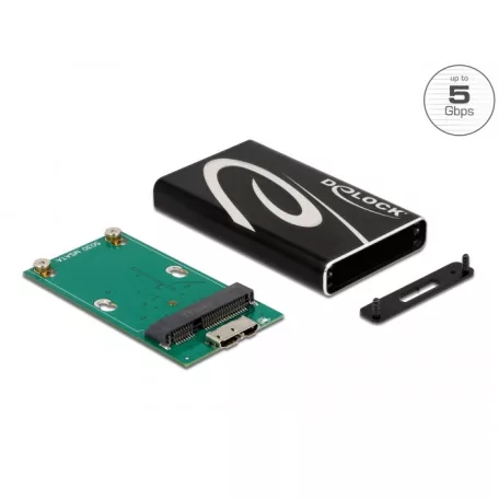 Delock Külső váz SuperSpeed USB mSATA SSD-hez