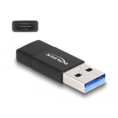   Delock USB 3.2 Gen 2 adapter A-típusú USB apa - USB Type-C™ anya fekete