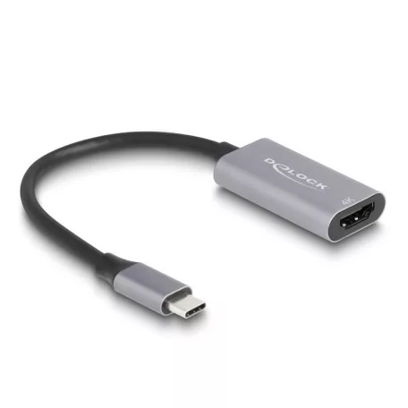 Delock Adapter USB Type-C™ apa - HDMI anya (DP Alt Mód) 4K 60 Hz HDR és HDCP kiegészítéssel