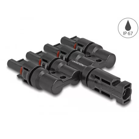 Delock DL4 napkonnektorok 1 x apa - 4 x anya