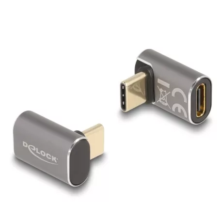 Delock USB-adapter 40 Gb/s USB Type-C™ PD 3.0 100 W  8K 60 Hz szürke