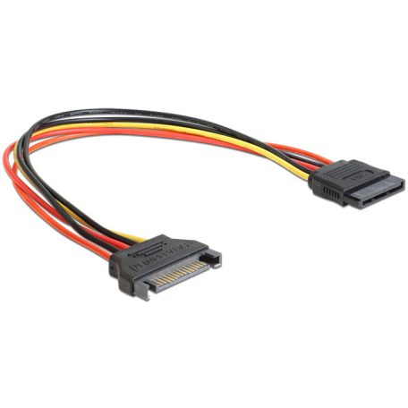 Delock SATA 15 Pin apa > SATA 15 Pin anya hosszabbító tápkábel, 30 cm