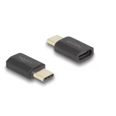   Delock USB Adapter 40 Gbps USB Type-C™ PD 3.1 240 W csatlakozódugóval - csatlakozóhüvellyel, portkímélővel 8K 60 Hz