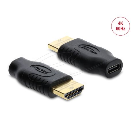 Delock USB Type-C™ – HDMI adapter (DP Alt Mode), 4K 60 Hz, HDR és HDCP támogatással