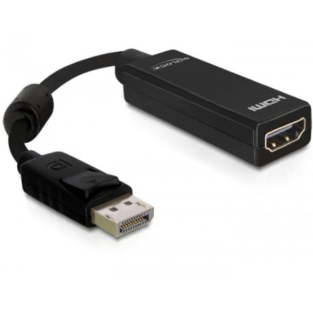 Delock Adapter Displayport apa > HDMI anya, 12,5 cm, fekete