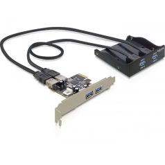   Delock elülső panel, 2 x USB 3.0 + PCI Express Card 2 x USB 3.0