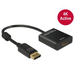 Delock Adapter Displayport 1.2-dugós csatlakozó > HDMI-csatlakozóhüvely ...