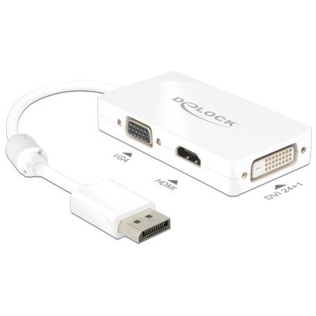 Delock Adapter Displayport 1.1-dugós csatlakozó > VGA / HDMI / ...