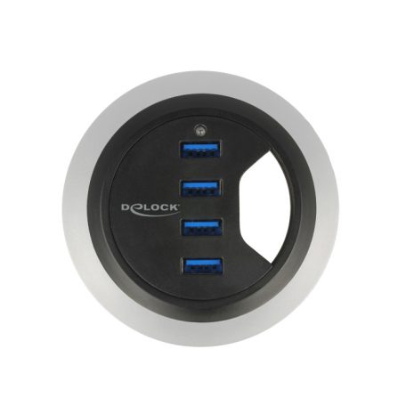 Delock 4 porttal rendelkező asztali USB 3.0 elosztó