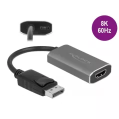   Delock Aktív DisplayPort 1.4 - HDMI adapter 8K HDR funkcióval