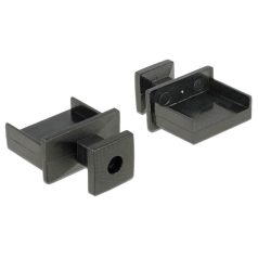   Delock Porvédo USB-A típusú kimenethez fogantyúval 10 db fekete