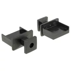   Delock Porvédo USB-A típusú kimenethez fogantyúval 10 db fekete