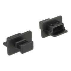   Delock Porvédo USB 2.0 Mini-B típusú kimenethez fogantyúval 10 db fekete