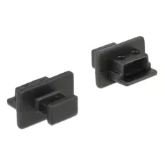   Delock Porvédo USB 2.0 Mini-B típusú kimenethez fogantyúval 10 db fekete