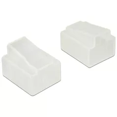 Delock Porvédő az RJ45 dugó, 10 darab áttetsző