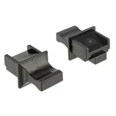   Delock Porvédo RJ45 típusú kimenethez fogantyúval 10 db fekete