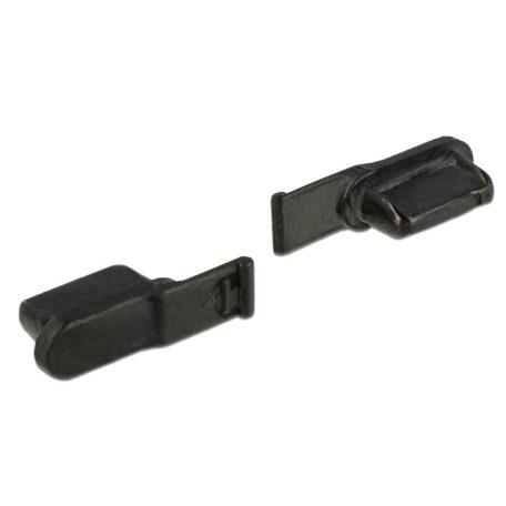 Delock Porvédő az Lightning™ hüvely, 10 darab fekete