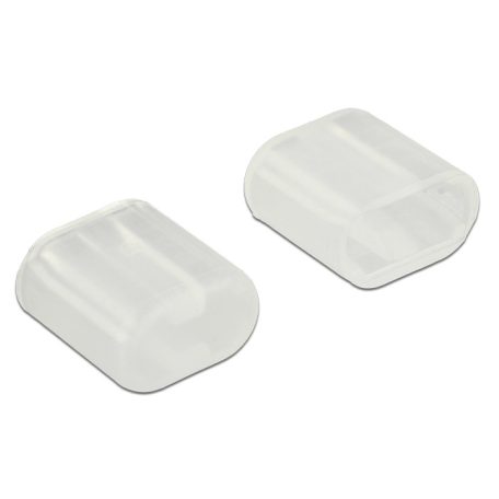 Delock Porvédő az Lightning™ dugó, 10 darab áttetsző