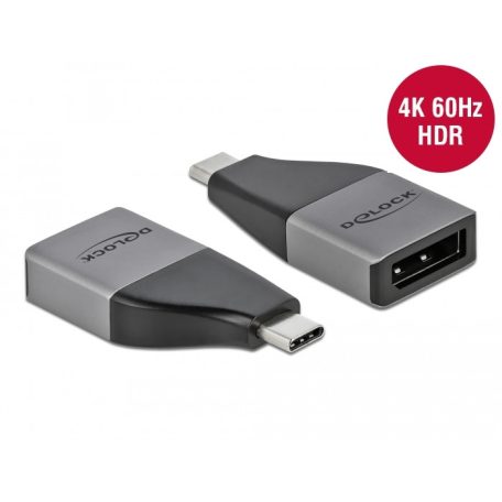 Delock USB Type-C  adapter DisplayPort (DP Alt Mode) 4K 60 Hz   kompakt ...