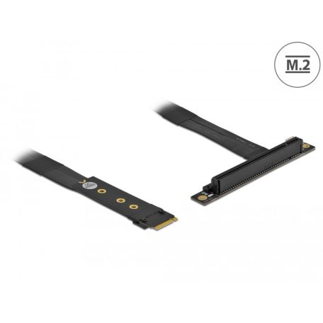 Delock M.2 kulcs M - PCIe x16 NVMe adapter hajlított 20 cm hosszú kábellel