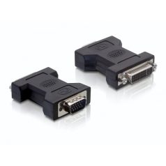 Delock Adapter DVI 24+5 anya > VGA 15 tűs apa