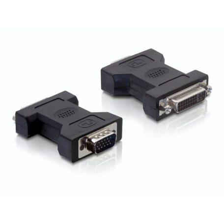 Delock Adapter DVI 24+5 anya > VGA 15 tűs apa