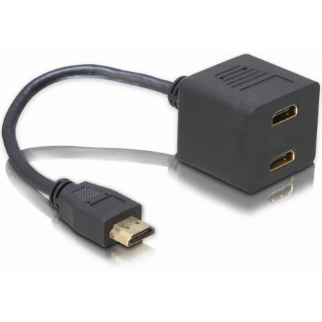 Delock Adapter HDMI apa > 2x HDMI anya