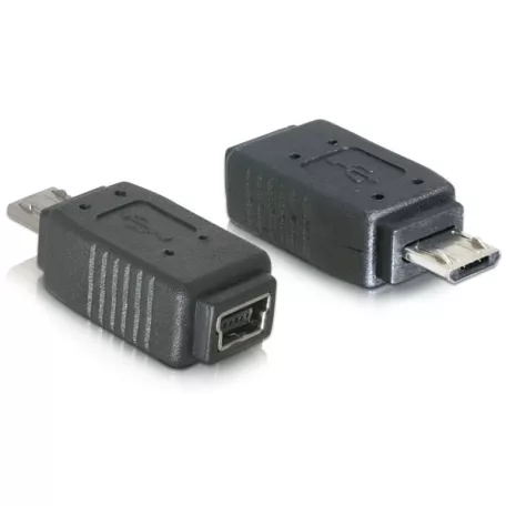 Delock Adapter USB micro-B apa -  mini USB 5pin anya