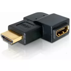 Delock adapter HDMI apa > HDMI anya 90 balra