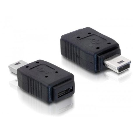 Delock Adapter USB mini apa > USB micro-A+B anya