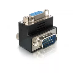 Delock adapter VGA apa/anya csatlakozó jobbra szögben