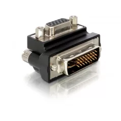   Delock adapter VGA-anya > DVI 29 tűs apa 90°-os derékszögű